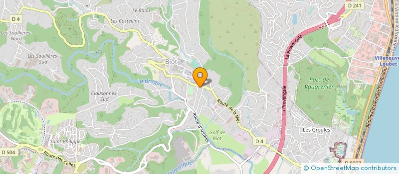 localisation de l'entreprise MONSIEUR SEBASTIEN SAPPA  BIOT