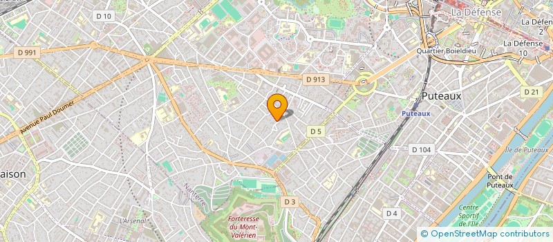 localisation de l'entreprise MONSIEUR SEBASTIEN SARAIVA  NANTERRE