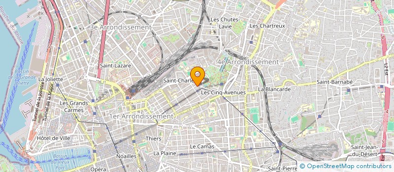 localisation de l'entreprise MONSIEUR SEBASTIEN SARRAZIN à MARSEILLE