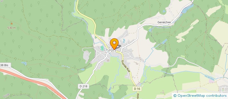 localisation de l'entreprise MONSIEUR SEBASTIEN SARRE  CHAGEY