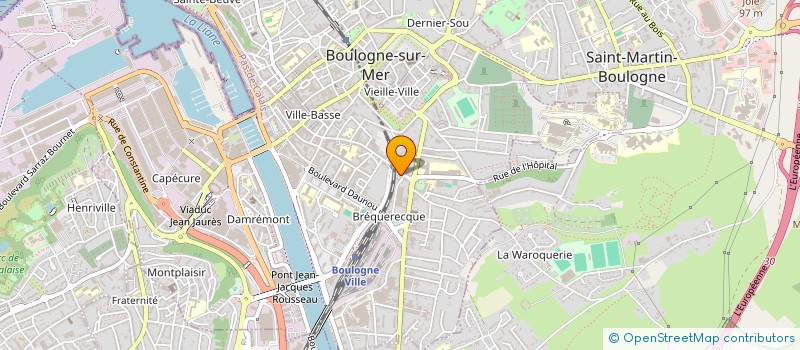localisation de l'entreprise MONSIEUR SEBASTIEN SART à BOULOGNE-SUR-MER