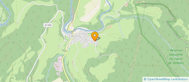 localisation de l'entreprise MONSIEUR SEBASTIEN SATORY  CLERON