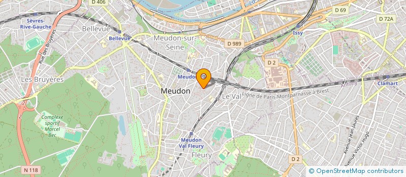 localisation de l'entreprise MONSIEUR SEBASTIEN SATRE à MEUDON