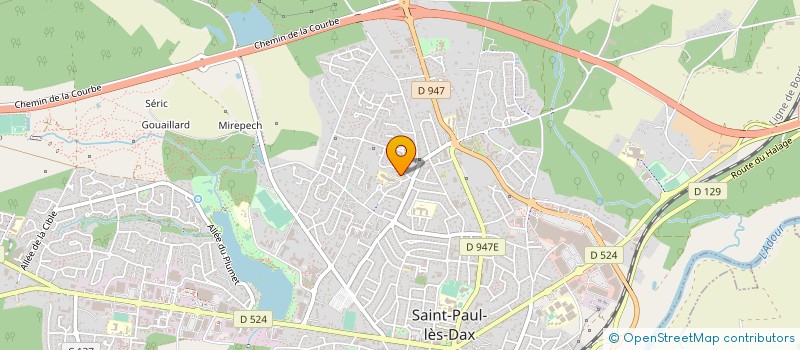 localisation de l'entreprise MONSIEUR SEBASTIEN SAUBAIGNE à SAINT-PAUL-LES-DAX