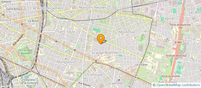 localisation de l'entreprise MONSIEUR SEBASTIEN SAUBIN  LYON