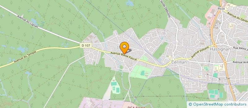 localisation de l'entreprise MONSIEUR SEBASTIEN SAUGNIER  SAINT-MEDARD-EN-JALLES