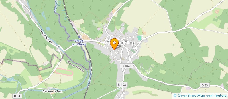 localisation de l'entreprise MONSIEUR SEBASTIEN SAURA  CROUY-SUR-OURCQ