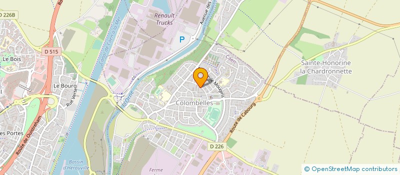 localisation de l'entreprise MONSIEUR SEBASTIEN SAUSSAYE  COLOMBELLES