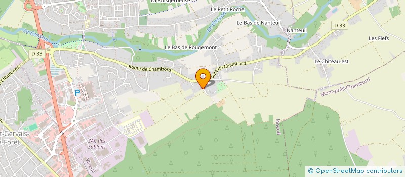 localisation de l'entreprise MONSIEUR SEBASTIEN SAUSSE à VINEUIL