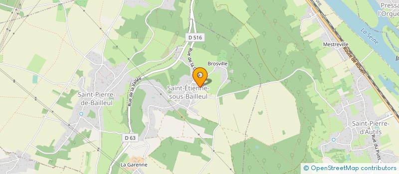 localisation de l'entreprise MONSIEUR SEBASTIEN SAUVAGE  SAINT-ETIENNE-SOUS-BAILLEUL