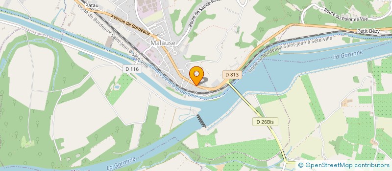 localisation de l'entreprise MONSIEUR SEBASTIEN SAWIERACZ  MALAUSE