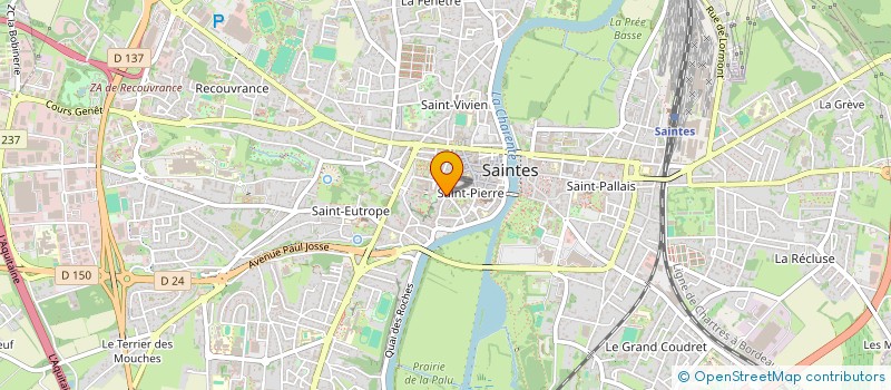 localisation de l'entreprise MONSIEUR SEBASTIEN SCHABAILLE  SAINTES