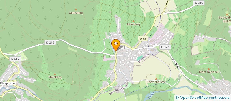 localisation de l'entreprise MONSIEUR SEBASTIEN SCHAFFHAUSER  BRSCH