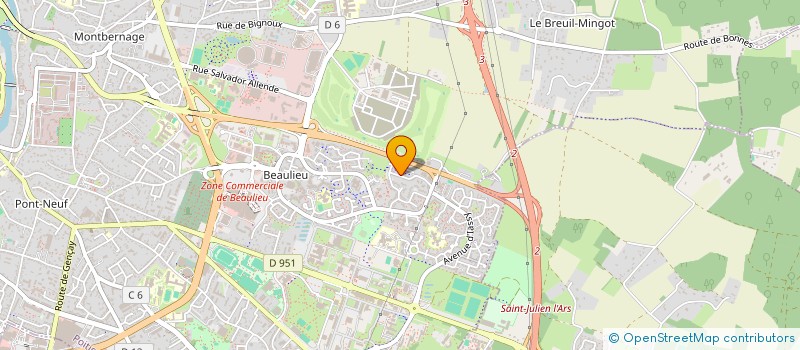 localisation de l'entreprise MONSIEUR SEBASTIEN SCHALL à POITIERS