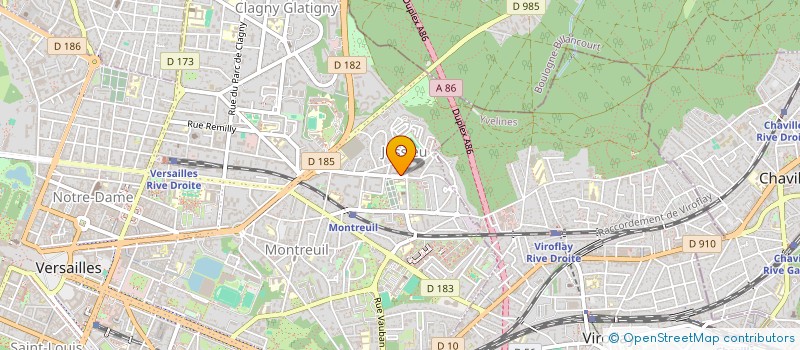 localisation de l'entreprise MONSIEUR SEBASTIEN SCHEIBEL à VERSAILLES