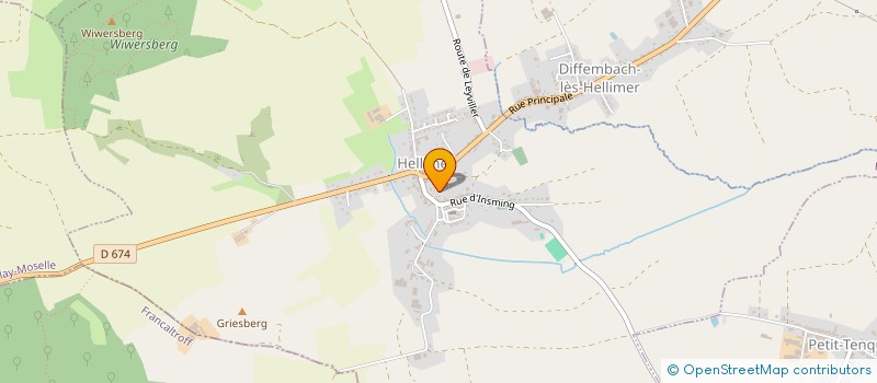 localisation de l'entreprise MONSIEUR SEBASTIEN SCHERER  HELLIMER