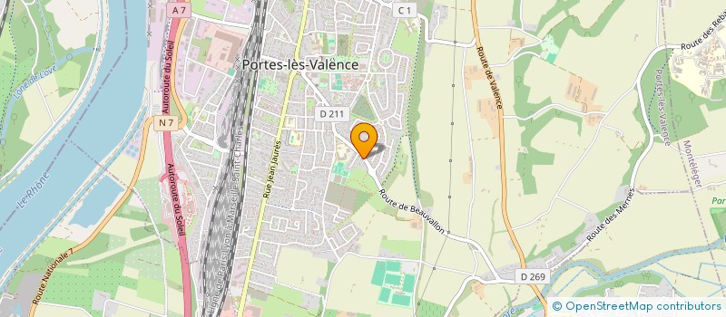 localisation de l'entreprise MONSIEUR SEBASTIEN SCHMERBER  PORTES-LES-VALENCE