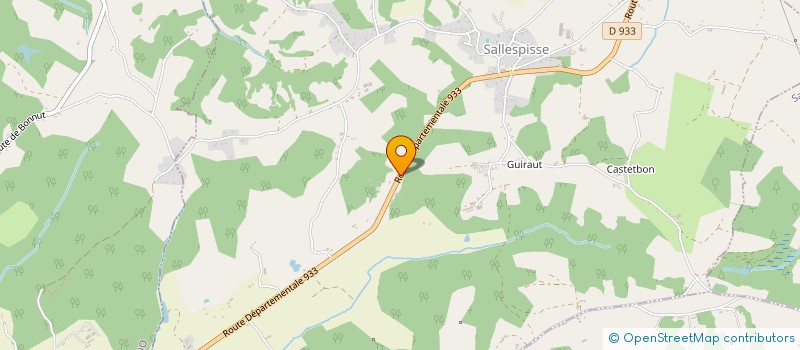 localisation de l'entreprise MONSIEUR SEBASTIEN SCHMITT  HAGETMAU