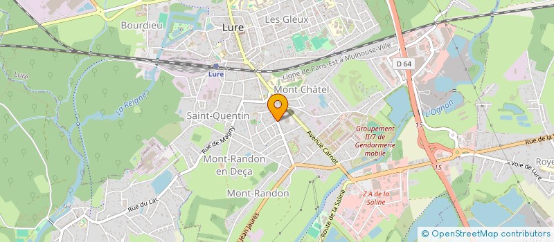 localisation de l'entreprise MONSIEUR SEBASTIEN SCHOELLHAMMER  LURE