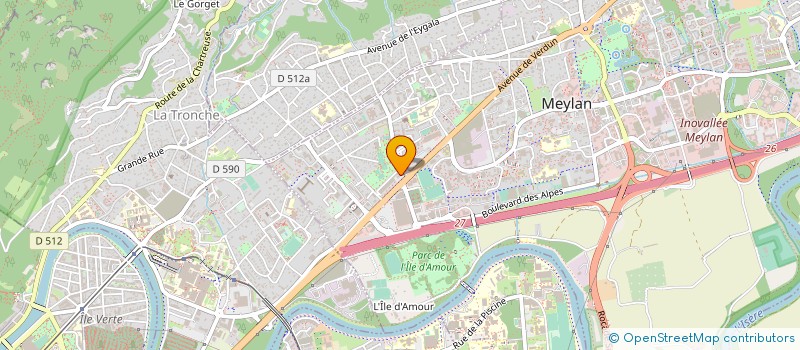 localisation de l'entreprise MONSIEUR SEBASTIEN SCHOUMACKER à MEYLAN