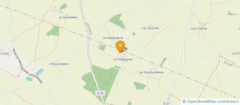 localisation de l'entreprise MONSIEUR SEBASTIEN SCHROEDER  JAZENEUIL