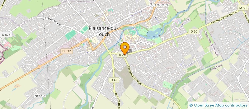 localisation de l'entreprise MONSIEUR SEBASTIEN SCICOLONE  PLAISANCE-DU-TOUCH
