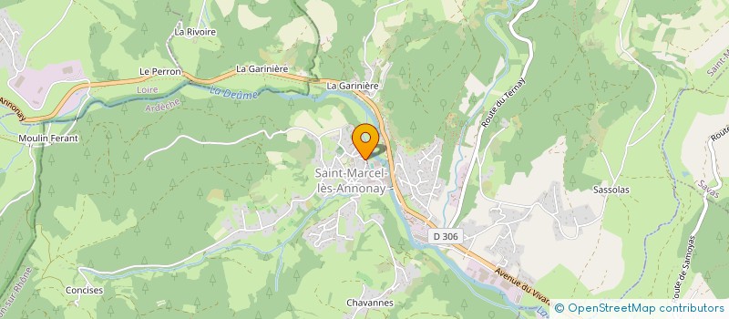 localisation de l'entreprise MONSIEUR SEBASTIEN SEAUVE à SAINT-MARCEL-LES-ANNONAY