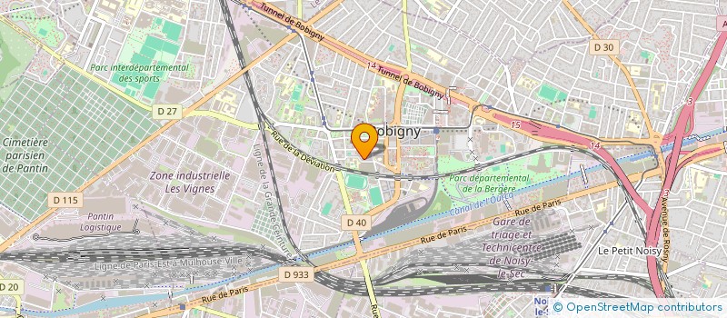 localisation de l'entreprise MONSIEUR SEBASTIEN SEBBAH  BOBIGNY