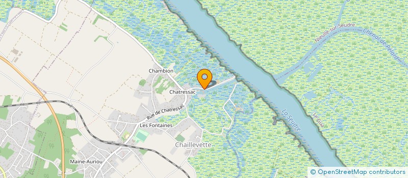 localisation de l'entreprise MONSIEUR SEBASTIEN SEGUIN  CHAILLEVETTE