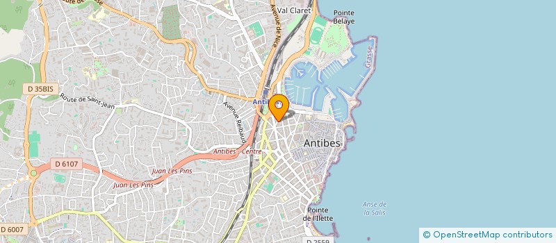 localisation de l'entreprise MONSIEUR SEBASTIEN SEGUINEAU à ANTIBES