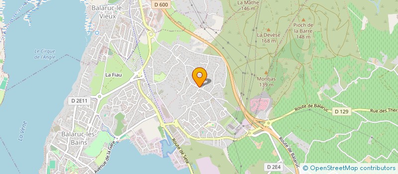 localisation de l'entreprise MONSIEUR SEBASTIEN SEGURA  BALARUC-LES-BAINS