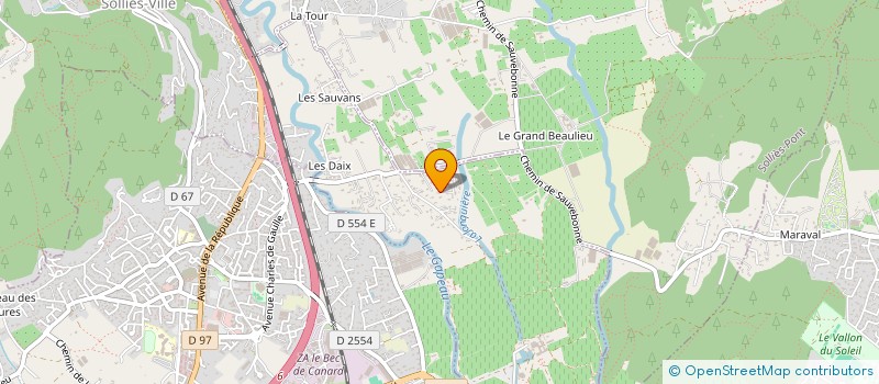 localisation de l'entreprise MONSIEUR SEBASTIEN SEGURA à SOLLIES-PONT