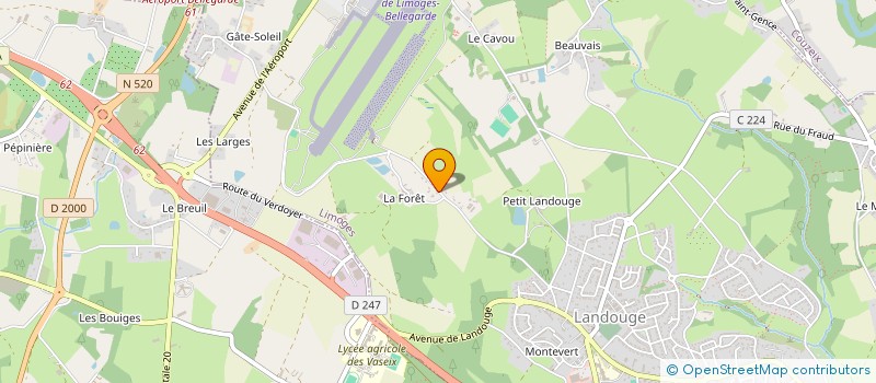 localisation de l'entreprise MONSIEUR SEBASTIEN SEGURET à LIMOGES