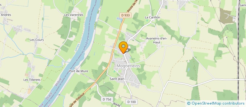localisation de l'entreprise MONSIEUR SEBASTIEN SEMIN à MOGNENEINS