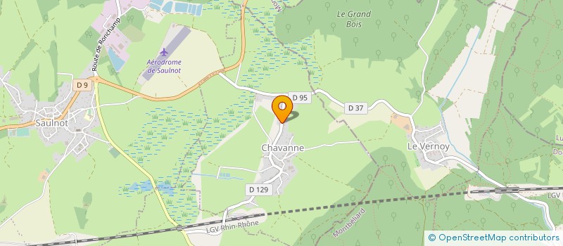 localisation de l'entreprise MONSIEUR SEBASTIEN SENECOT  CHAVANNE