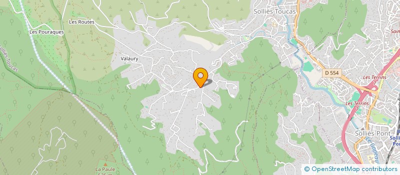 localisation de l'entreprise MONSIEUR SEBASTIEN SENET  SOLLIES-TOUCAS