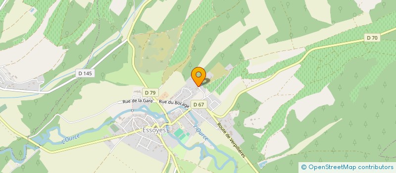 localisation de l'entreprise MONSIEUR SEBASTIEN SENEZ  ESSOYES