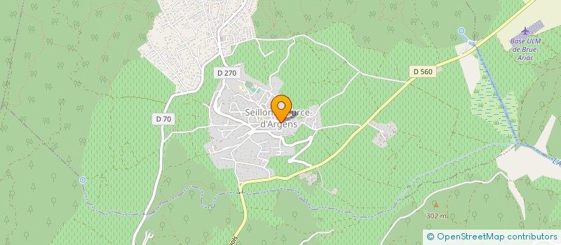 localisation de l'entreprise MONSIEUR SEBASTIEN SENSIBILE  SEILLONS-SOURCE-D'ARGENS