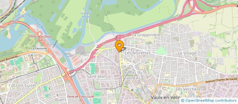 localisation de l'entreprise MONSIEUR SEBASTIEN SENTUC  VAULX-EN-VELIN