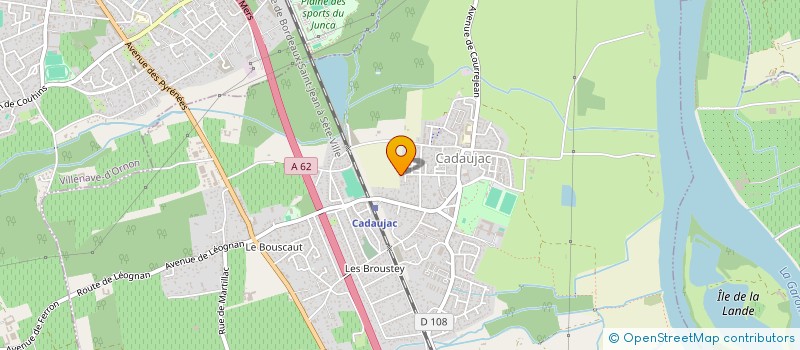 localisation de l'entreprise MONSIEUR SEBASTIEN SERNA à CADAUJAC