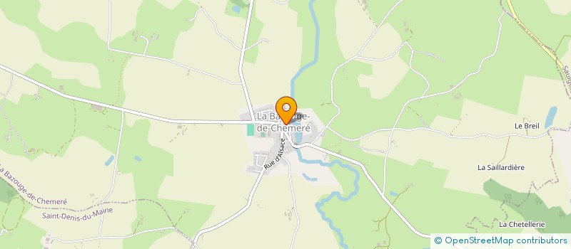 localisation de l'entreprise MONSIEUR SEBASTIEN SERRURIER  LA BAZOUGE-DE-CHEMERE