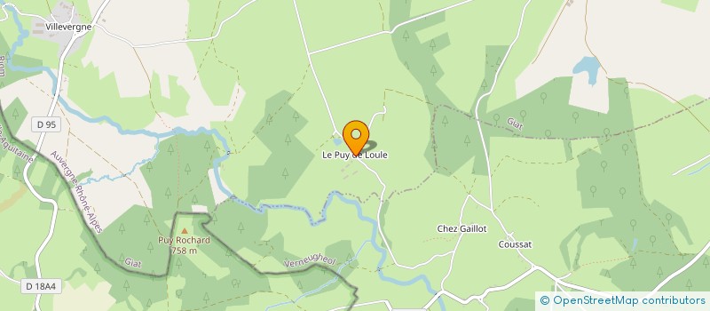 localisation de l'entreprise MONSIEUR SEBASTIEN SERTILLANGE  GIAT