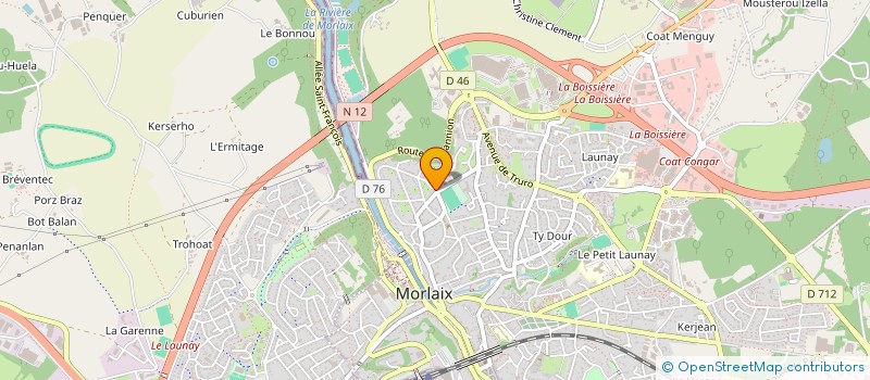 localisation de l'entreprise MONSIEUR SEBASTIEN SIBIRIL à MORLAIX