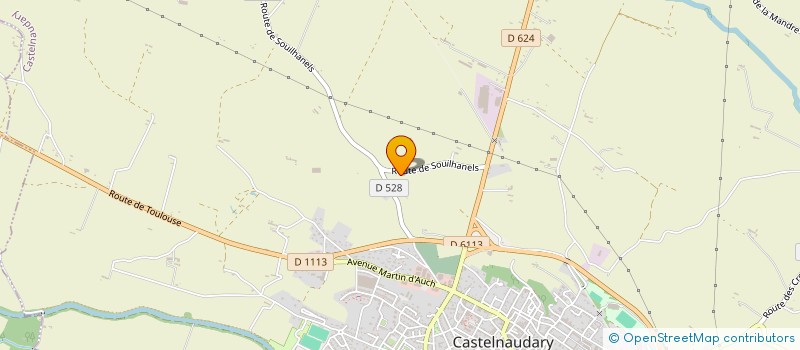 localisation de l'entreprise MONSIEUR SEBASTIEN SIBRA  CASTELNAUDARY