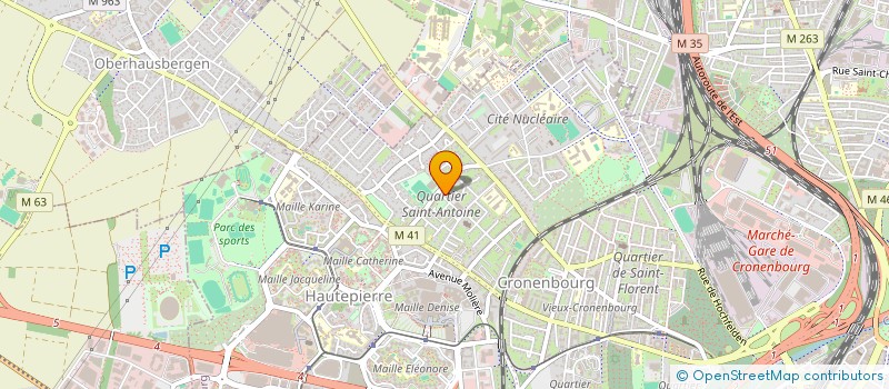 localisation de l'entreprise MONSIEUR SEBASTIEN SID à STRASBOURG
