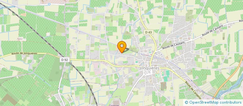 localisation de l'entreprise MONSIEUR SEBASTIEN SIGNORET à JONQUIERES