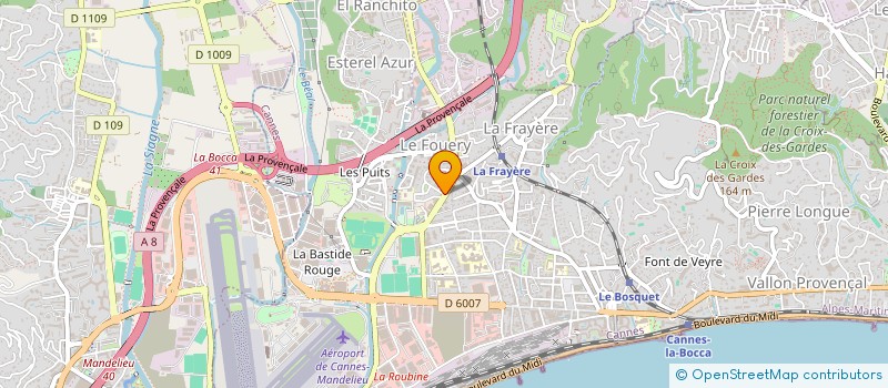 localisation de l'entreprise MONSIEUR SEBASTIEN SIMARD à CANNES
