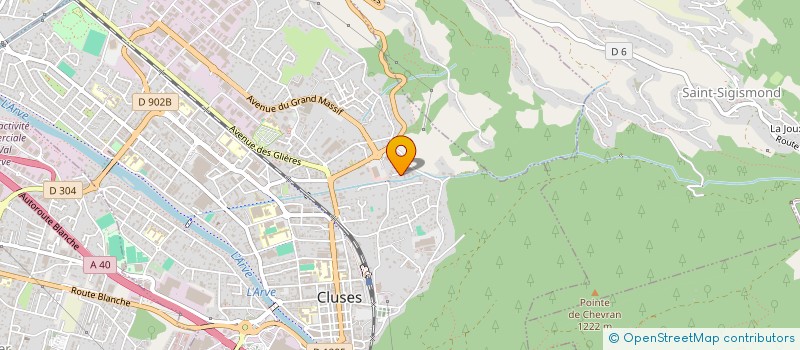 localisation de l'entreprise MONSIEUR SEBASTIEN SIMON  CLUSES