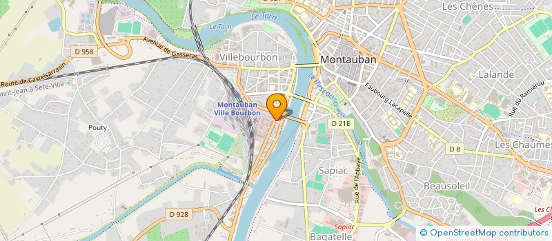 localisation de l'entreprise MONSIEUR SEBASTIEN SINGEOT  MONTAUBAN