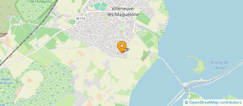 localisation de l'entreprise MONSIEUR SEBASTIEN SINTES  VILLENEUVE-LES-MAGUELONE